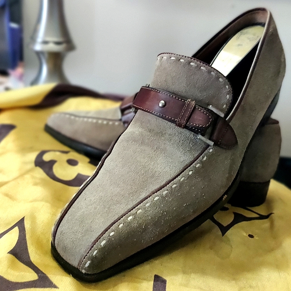 Berluti suede loafers